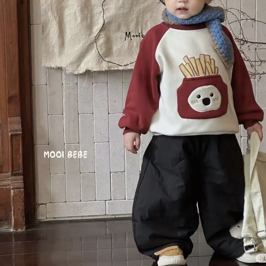 墨一正版薯条卫衣棉裤套装