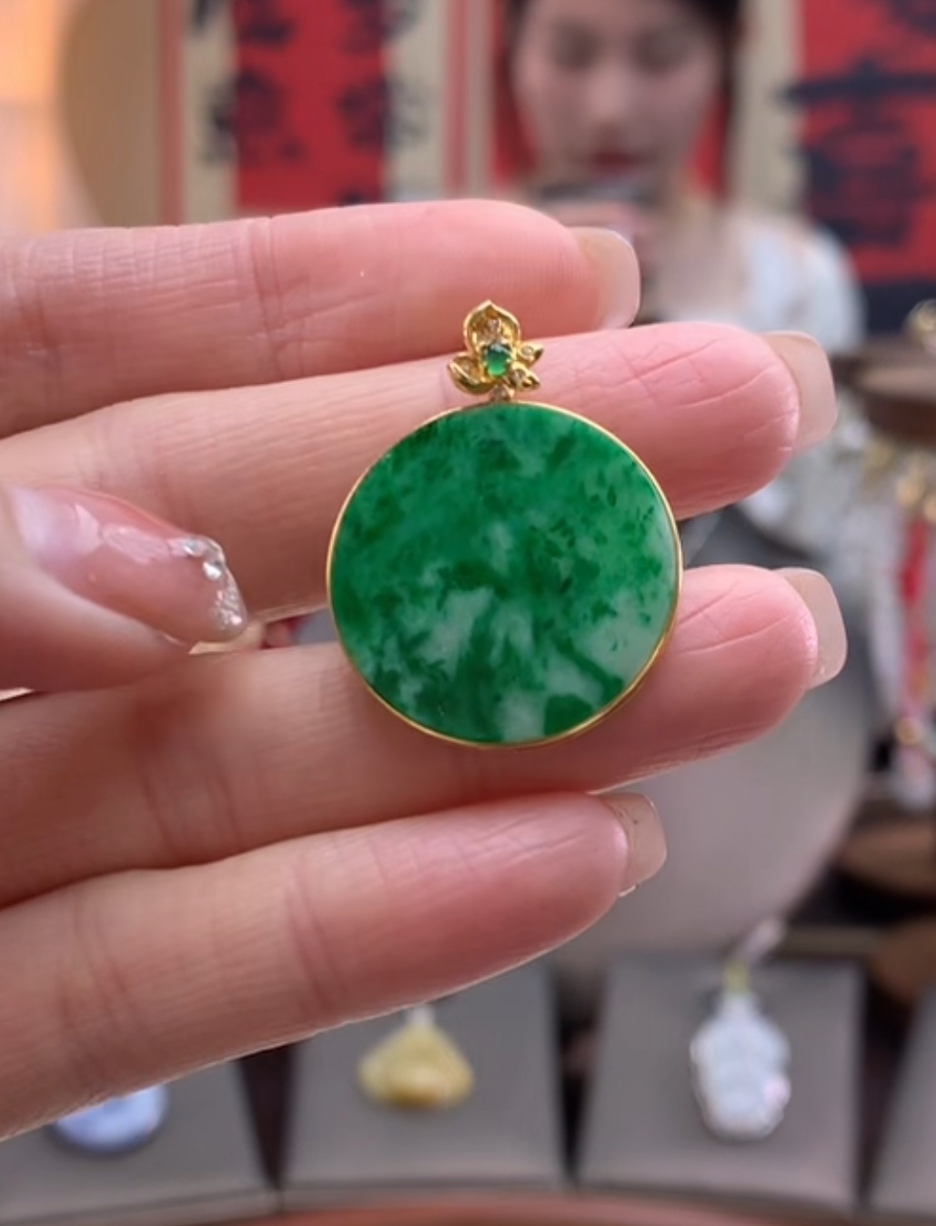 天然缅甸A货吊坠