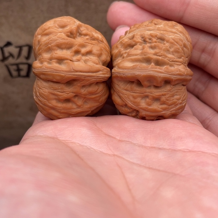 刘***瓶文玩核桃把件43元宝