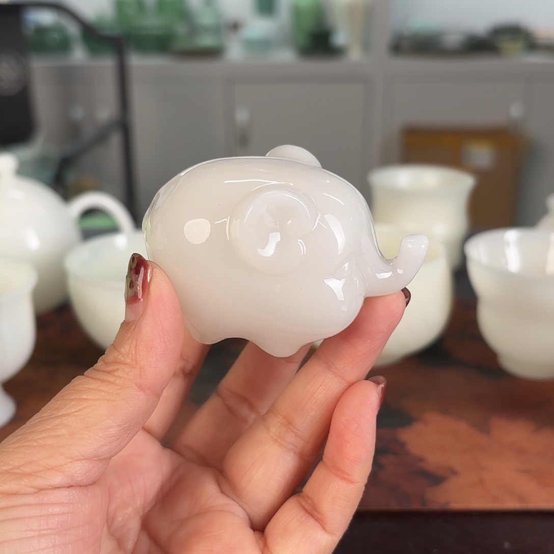 龙泉云间青瓷小米茶器