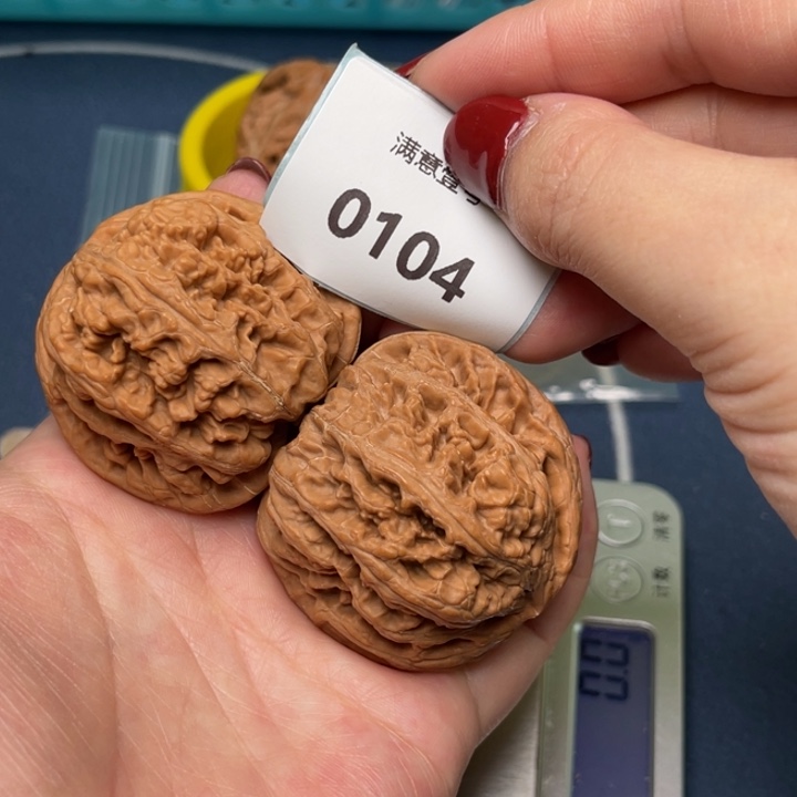 文玩核桃把件粗筋45