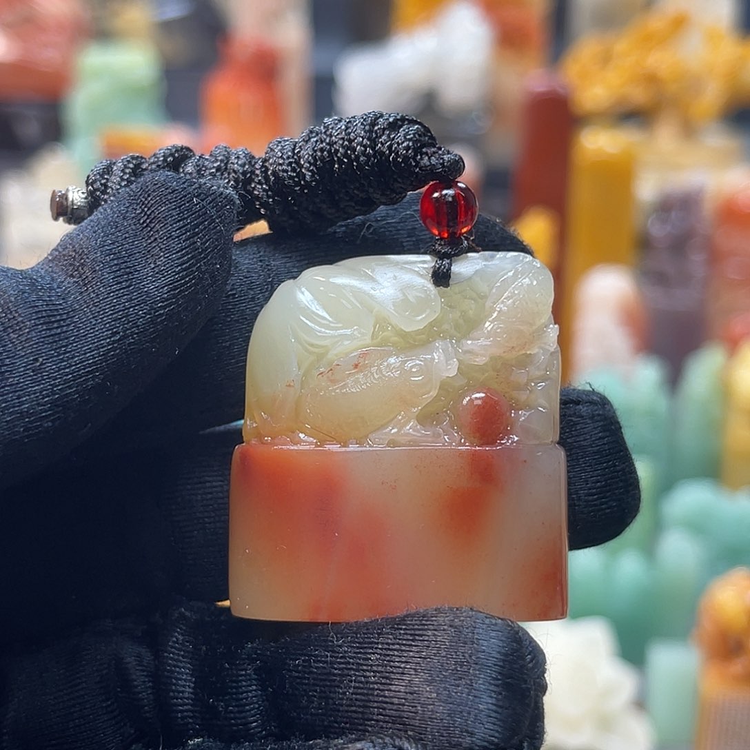 寿山石印石包邮包刻576