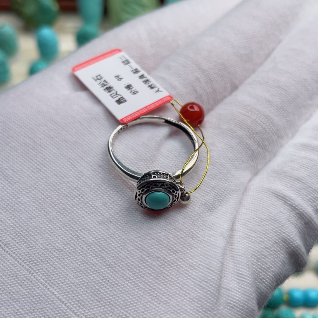 银S925镶嵌南红玛瑙珠宝奇石