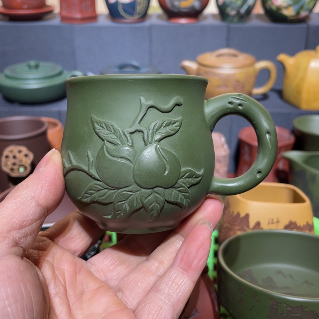 原矿紫砂手工主人杯