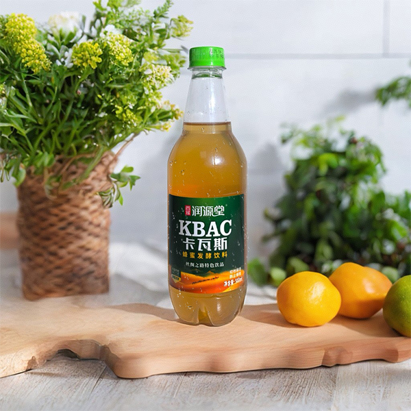 新疆西域润源堂蜂蜜味卡瓦斯500mlx4瓶发酵饮料格瓦斯