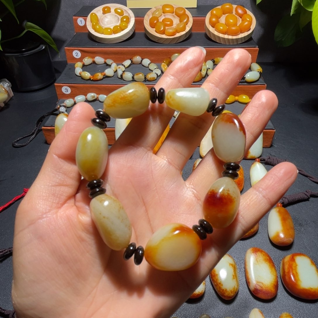 和田玉未镶嵌颈饰1****1