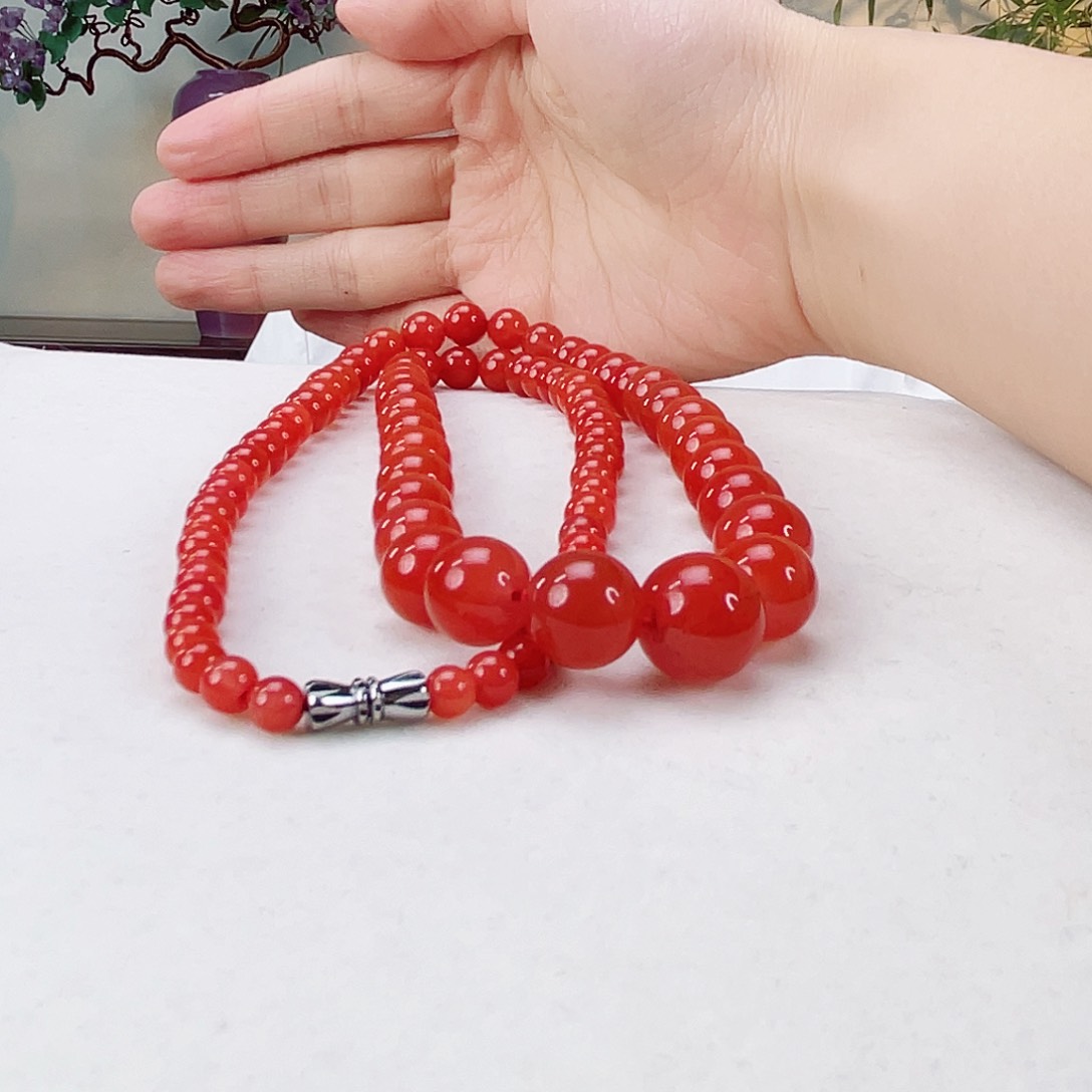 南红玛瑙颈饰未镶嵌南红