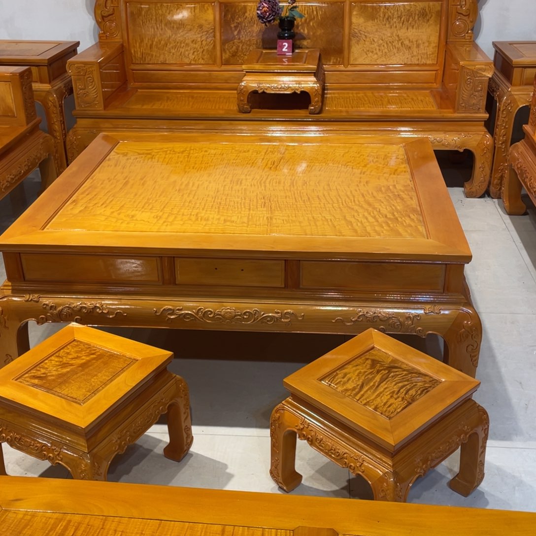 李***兴楠木金丝楠家具十三件套沙发