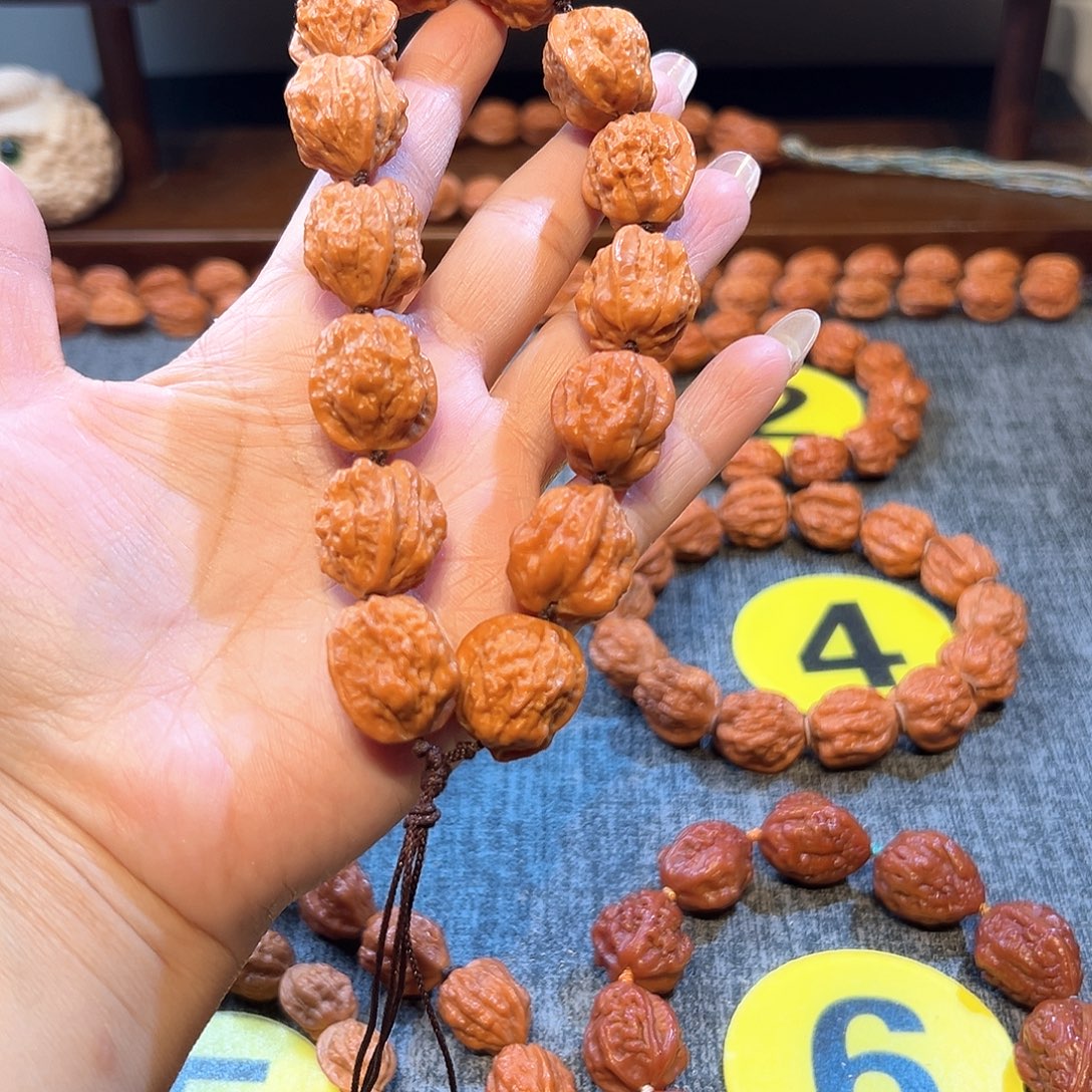 文玩核桃手串小金蟾