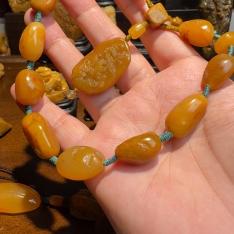 寿山石其他没****你田黄手持