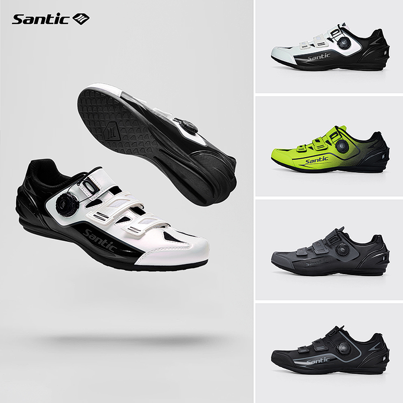 Santic/森地客无锁骑行鞋男非锁助力鞋山地自行车平底鞋加勒比2.0