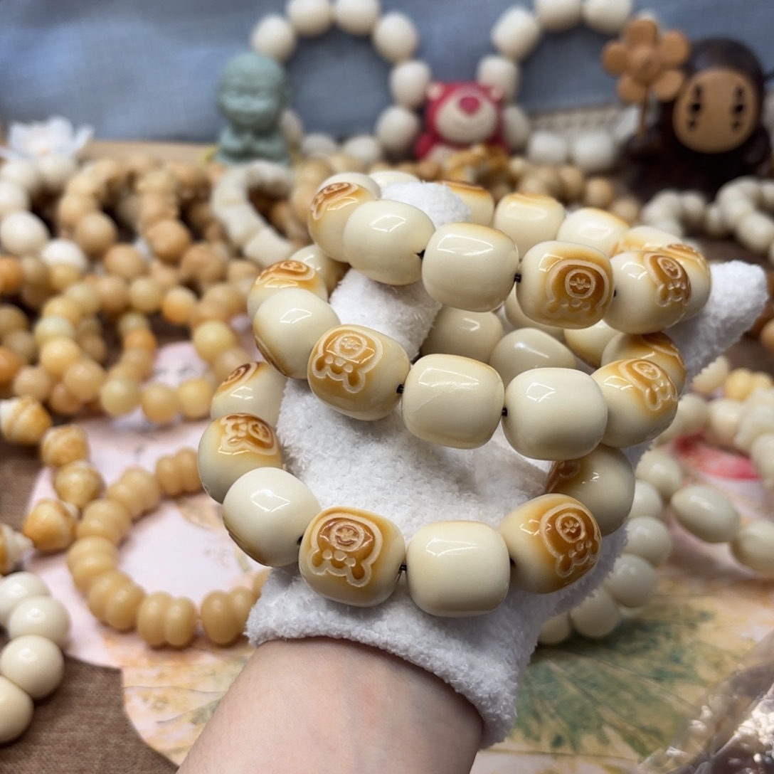 吊坠菩提根/象牙果22机抛瑕疵牙果一锅999