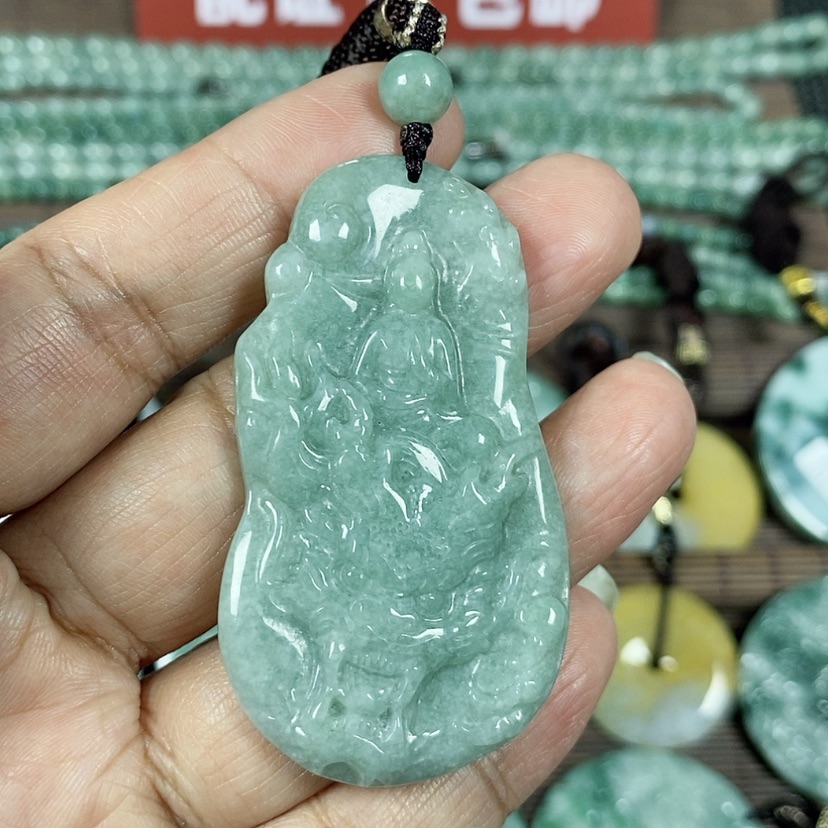 【闪购商品】翡翠颈饰未镶嵌玉吊坠翡翠玉随性悟道