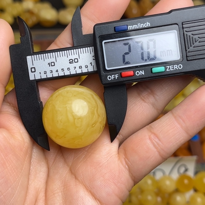 蜜蜡未镶嵌珠宝奇石天然蜜蜡散珠微瑕一粒175