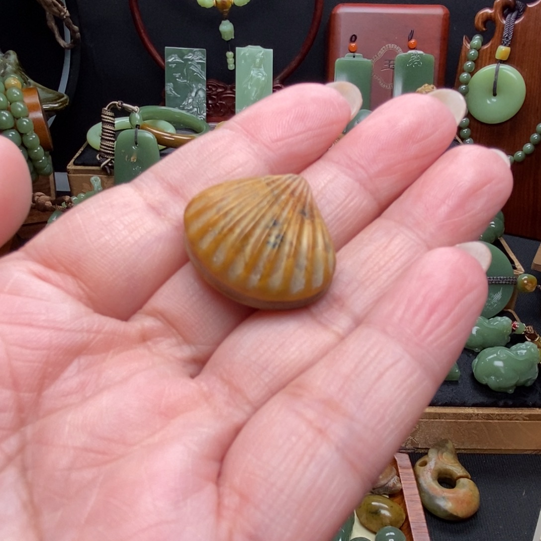 岫岩河磨玉（透闪石质玉）未镶嵌挂件