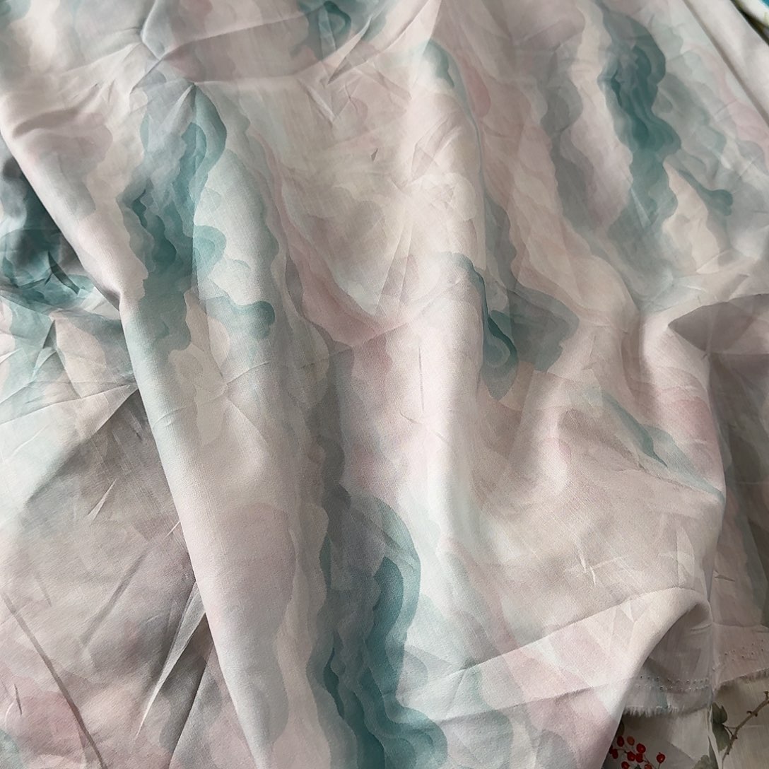 60支竹节棉府绸1米长X1.5米宽地卷