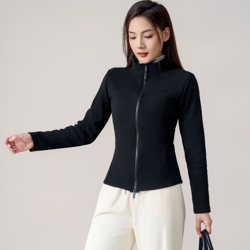 【2025新款石墨烯小蛮腰】A立领连帽羊绒蚕丝蛋白修身聚温保暖外套