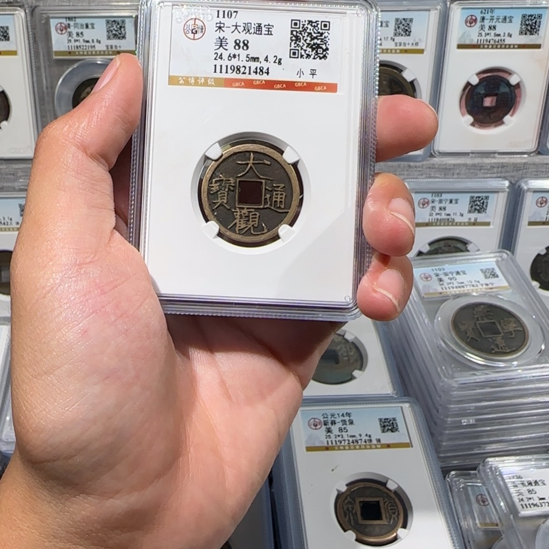 铜传世 大观通宝 保真包老 