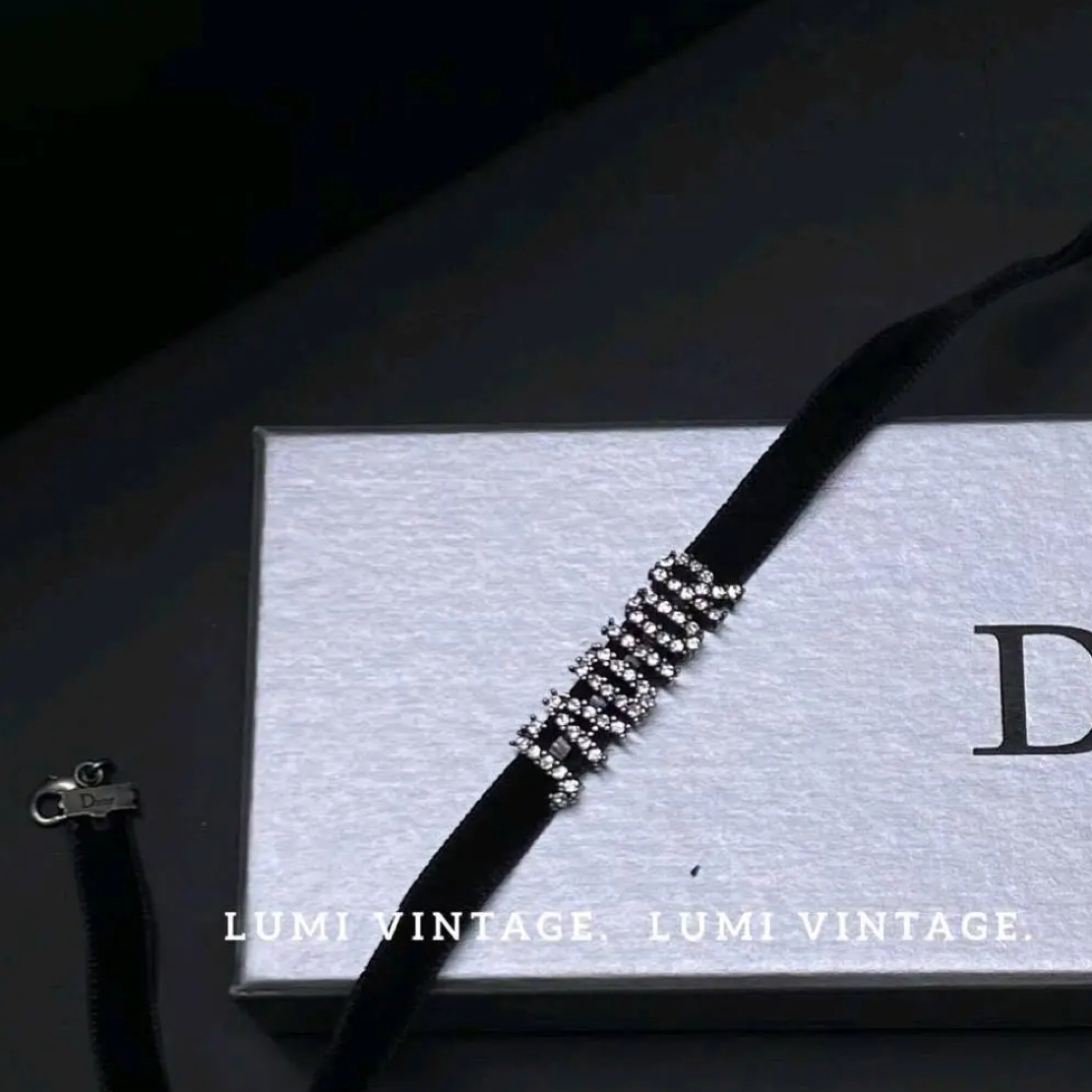 95新 DIOR/迪奥 J'adior天鹅绒项链48231538