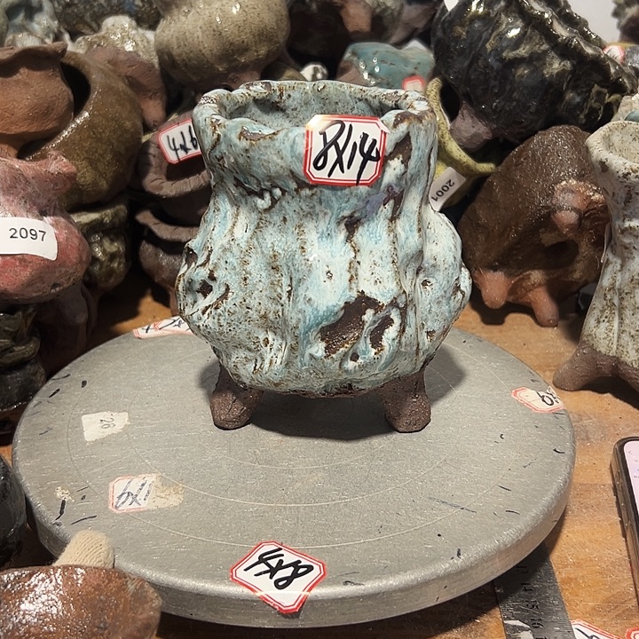 粗陶花盆制作就这样了，