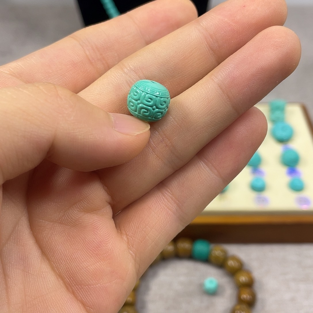 原生态湖北松配饰，直径11