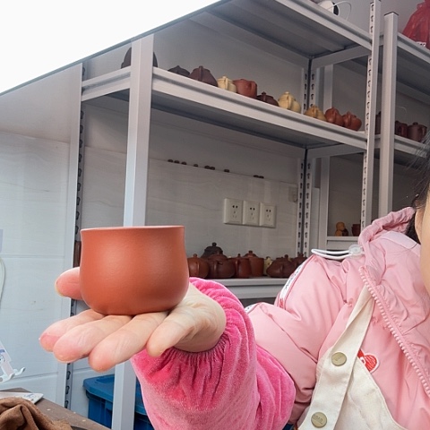 朱泥主人杯主人杯