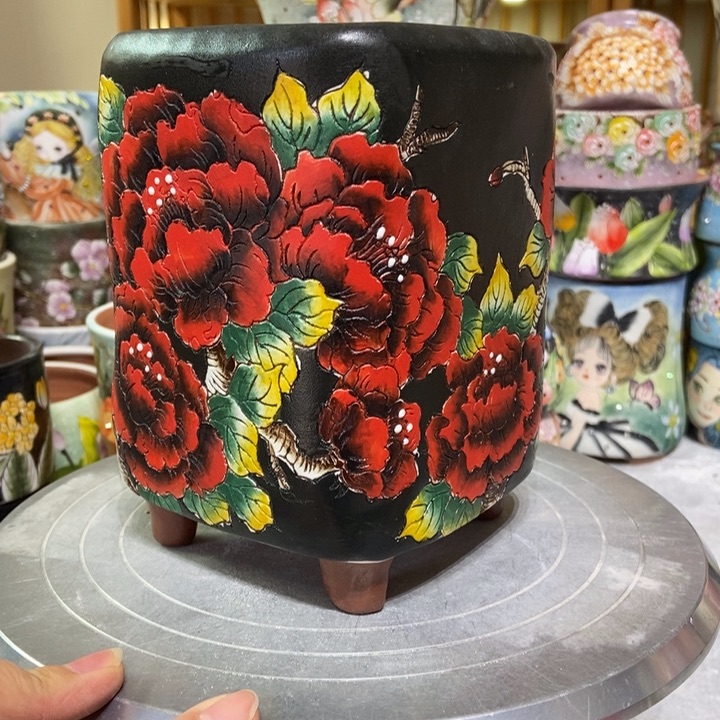 景德镇艺术手绘作品