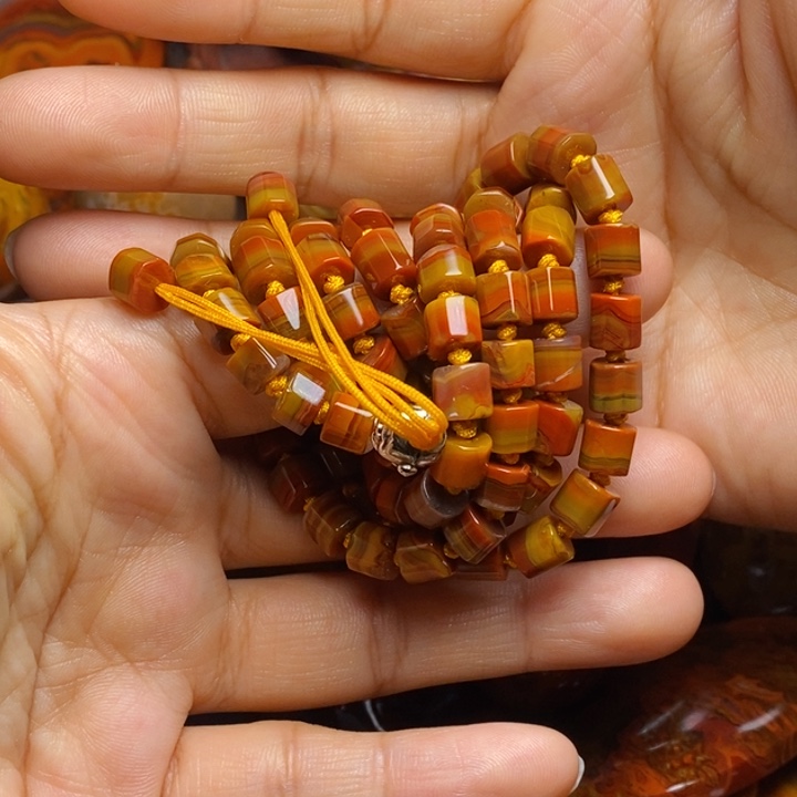 玛瑙/玉髓项链未镶嵌勇*