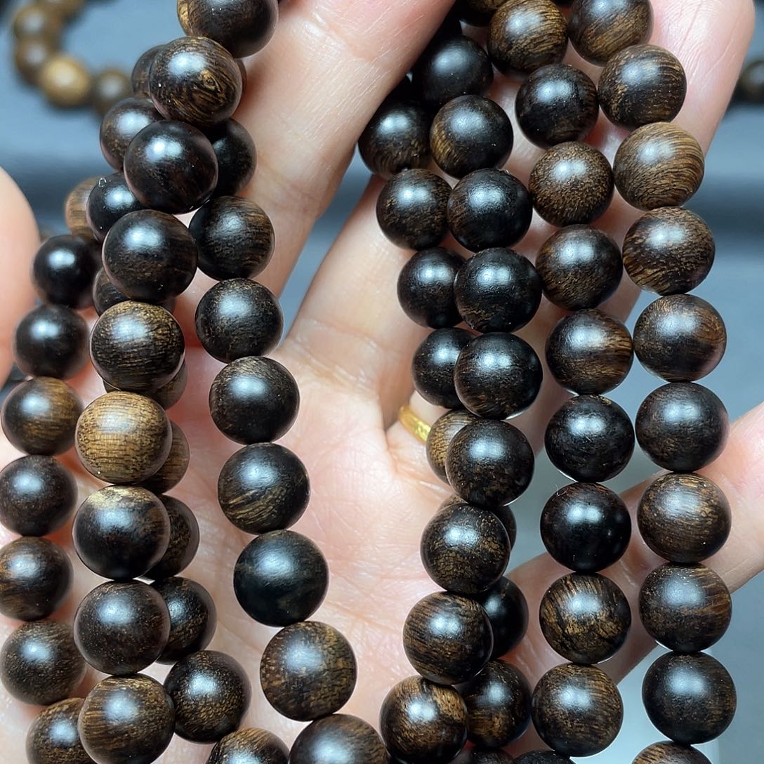 沉香手串海*白棋瘤疤0.8