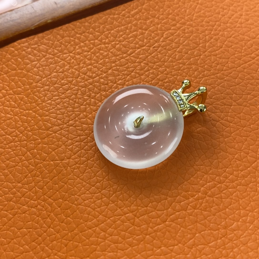 石英质玉吊坠(赠链)合金