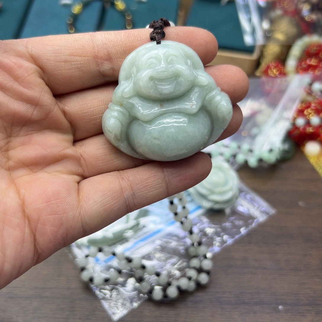 翡翠未镶嵌颈饰793