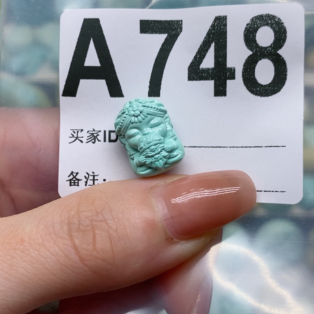 绿松石绿松石配饰定制未镶嵌小****学