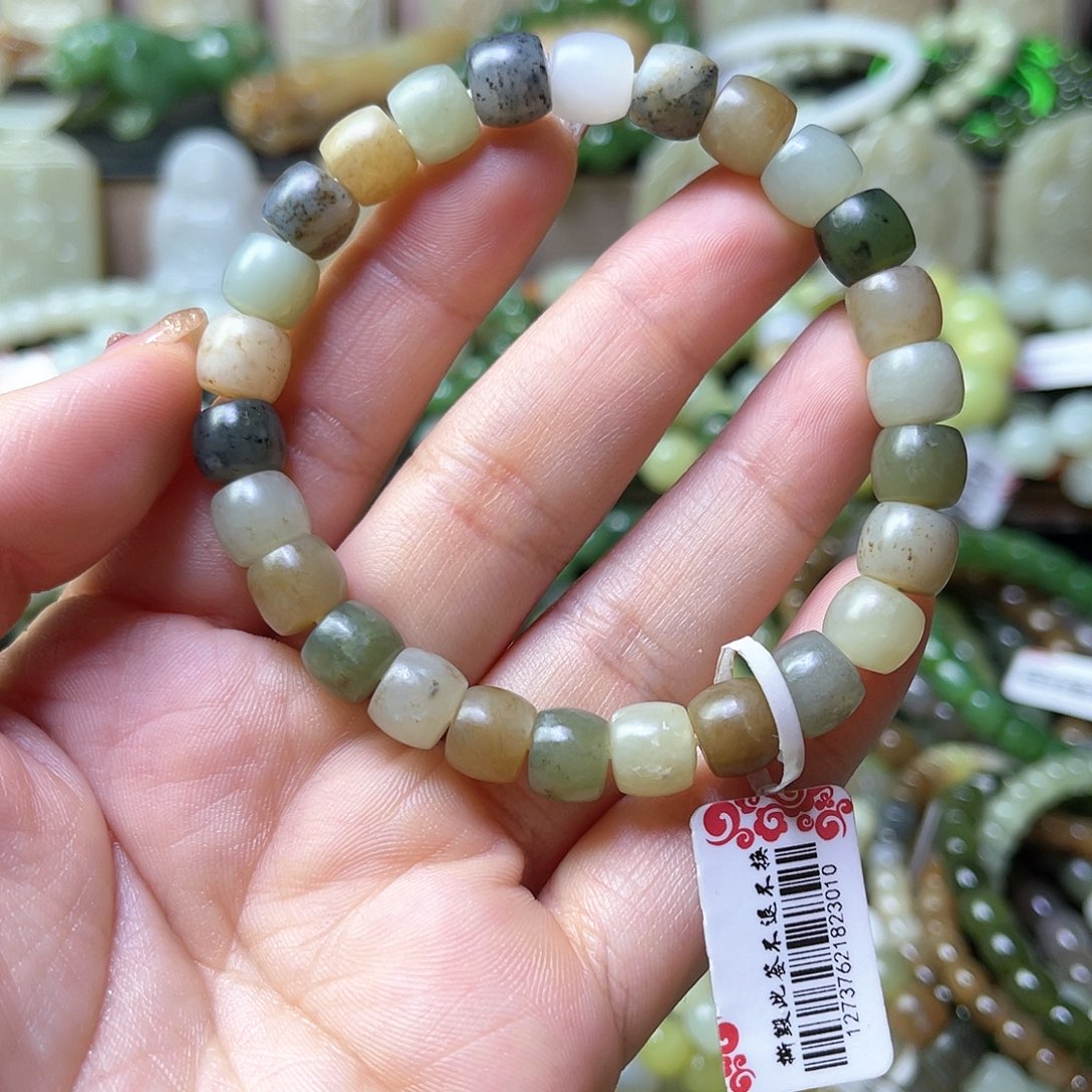 和田玉手链未镶嵌