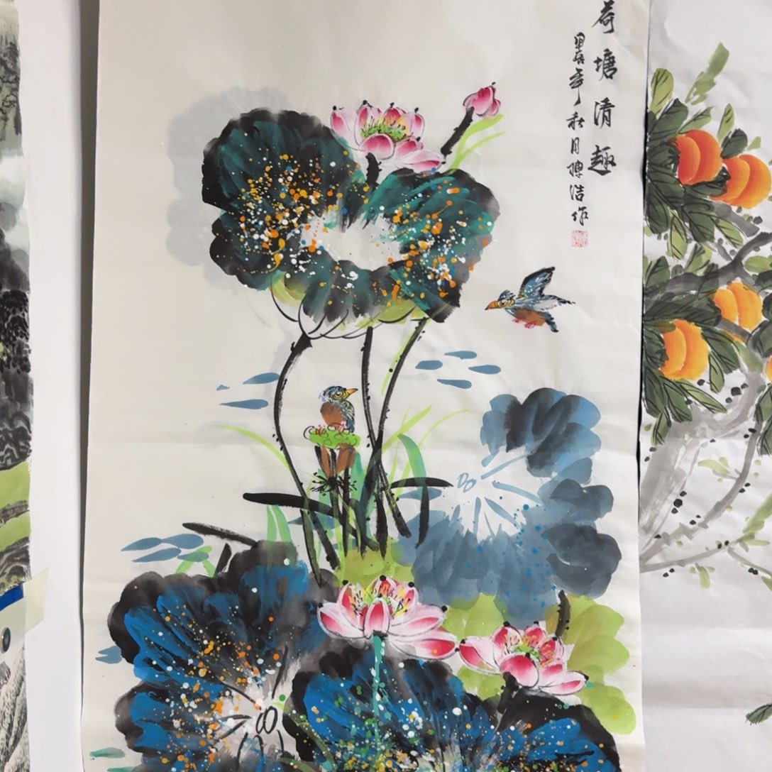 国画晓彤美术馆直播间