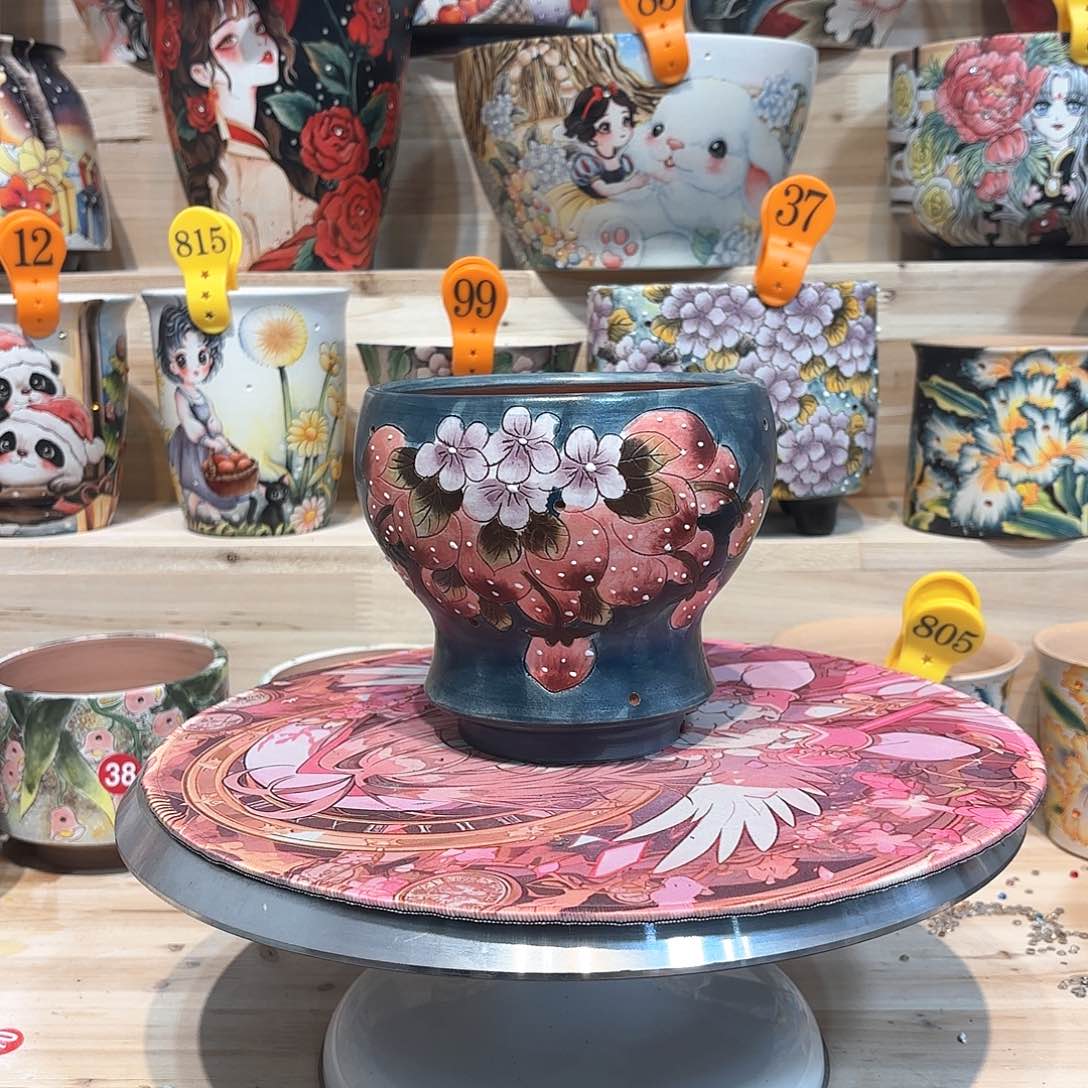 紫砂花盆手工花盆默认微瑕12/12