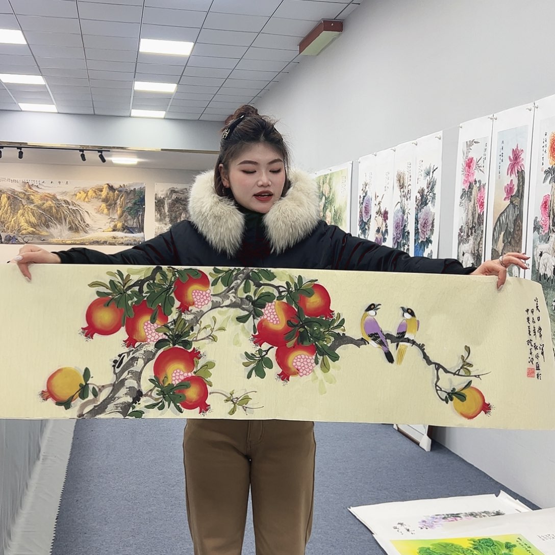 国画国画作品宣纸纯手绘