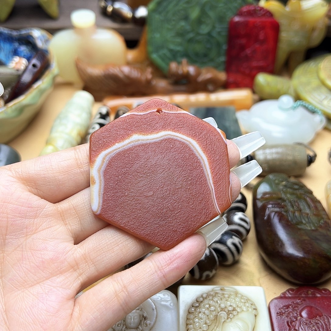 玛瑙/玉髓未镶嵌颈饰