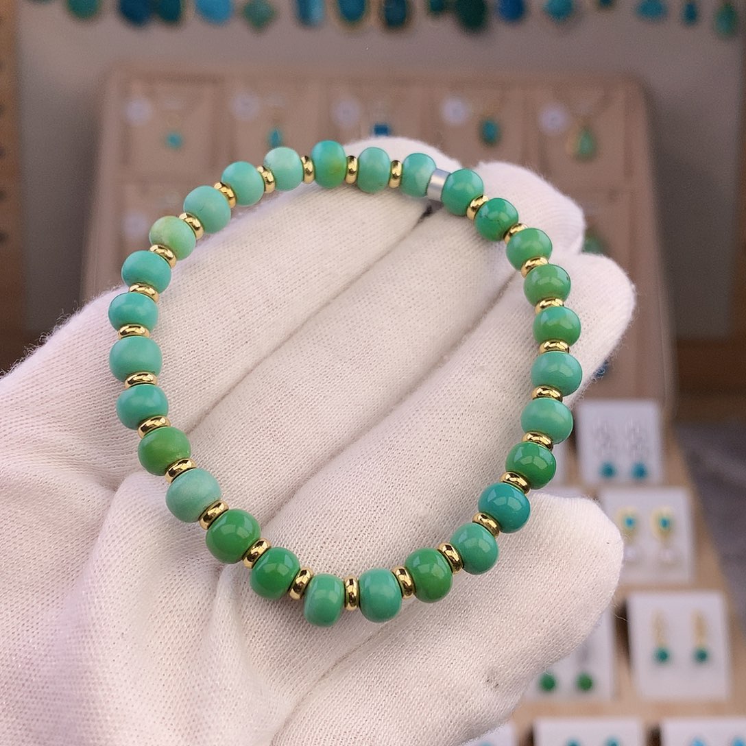 绿松石未镶嵌手链