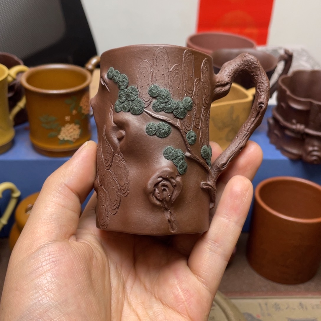 紫砂茶杯紫砂主人杯130cc