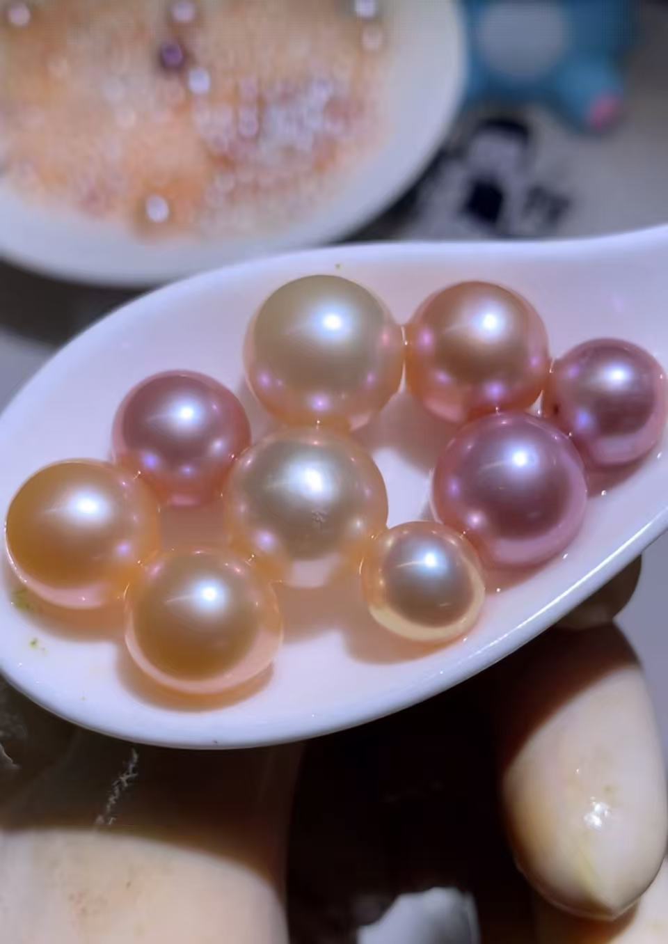 大单珠浅色4个（可diy不退换）