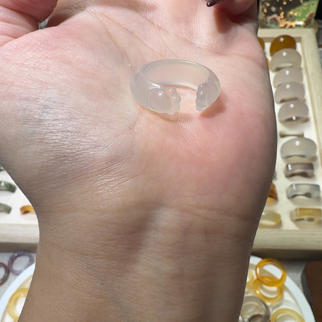 合金戒指玛瑙/玉髓877港12