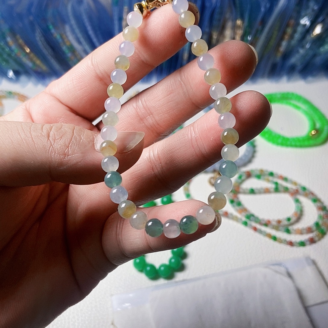 定制翡翠未镶嵌009天然缅甸翡翠卡5.7