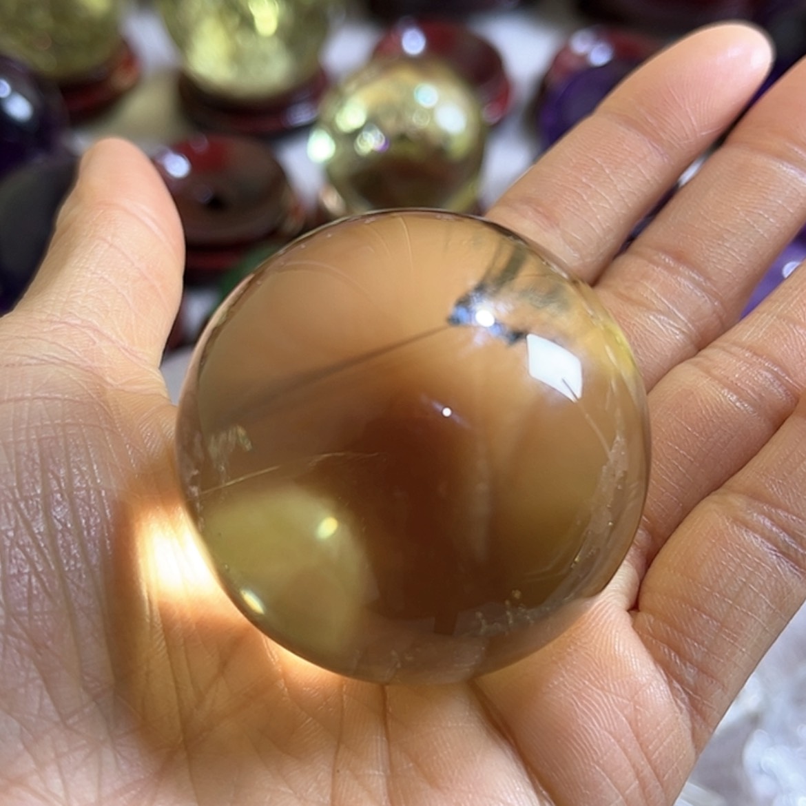 【闪购商品】水晶摆件球未镶嵌