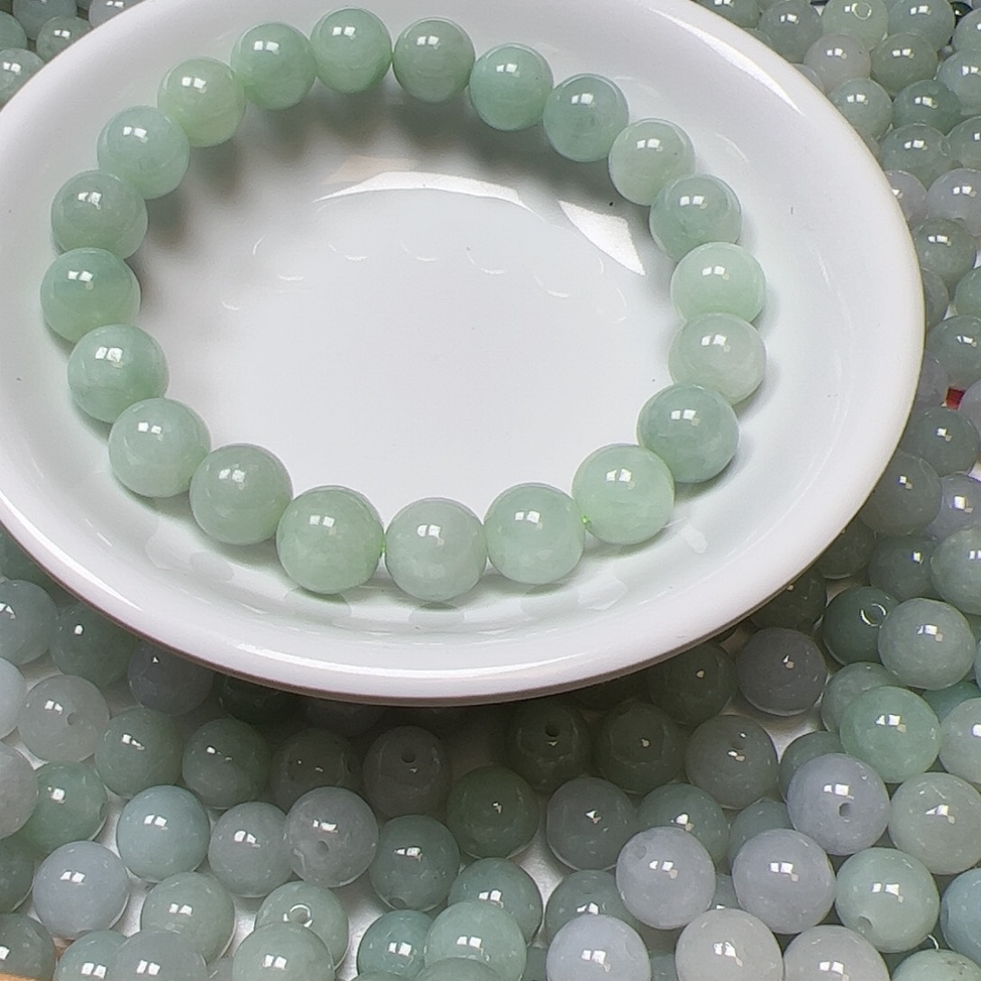 【闪购商品】翡翠手链未镶嵌鲜*卡8++