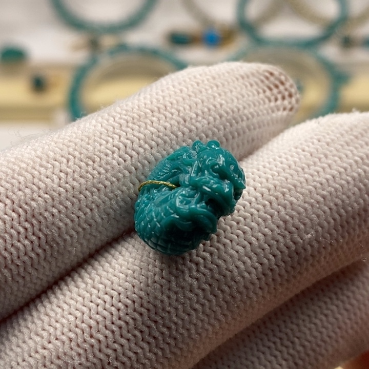 未镶嵌绿松石珠宝奇石Ａ３５