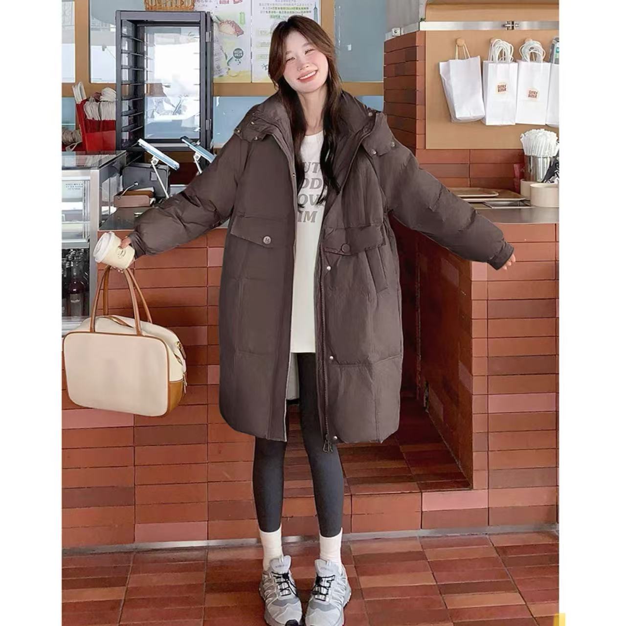 【羽绒服】索尼尔保羅冬季保暖加绒加厚款外套女装3894-L[YZM]