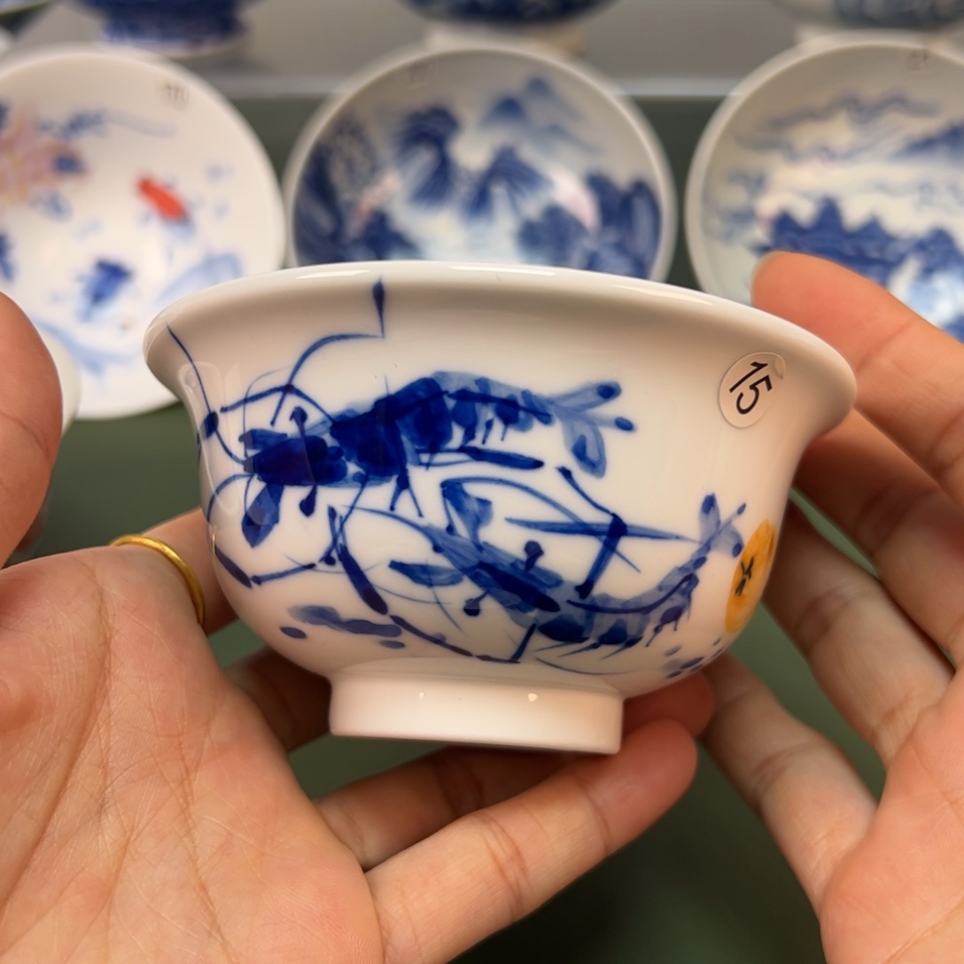 杯木木景德镇纯手绘茶具15