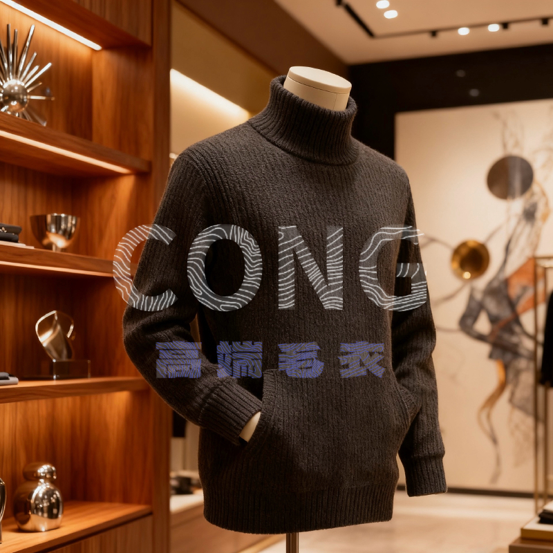 【025】名《CONG》《四杠拼色小狗》四叶草高端欧货针织衫上衣78587