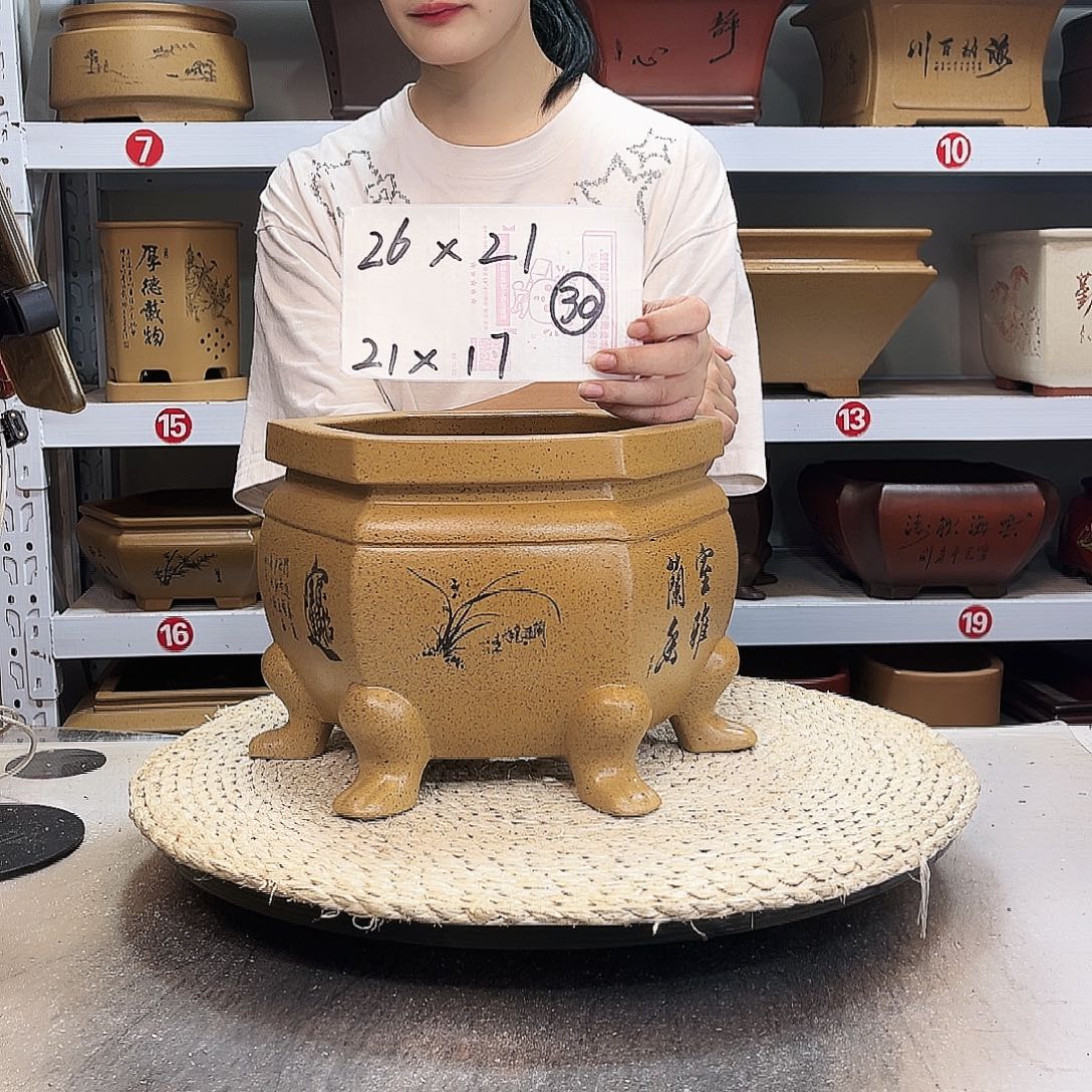 紫砂花盆紫砂花盆