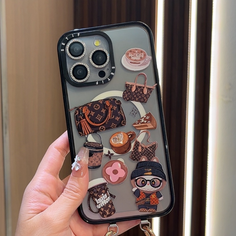 【老钱布布磁吸壳】潮牌适用于iPhone16promax/15/14手机壳